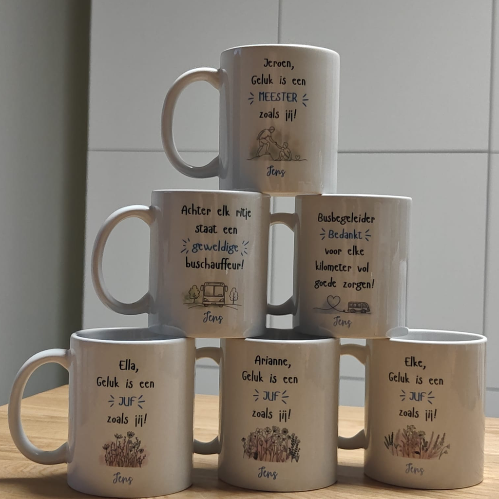Gepersonaliseerde koffietassen