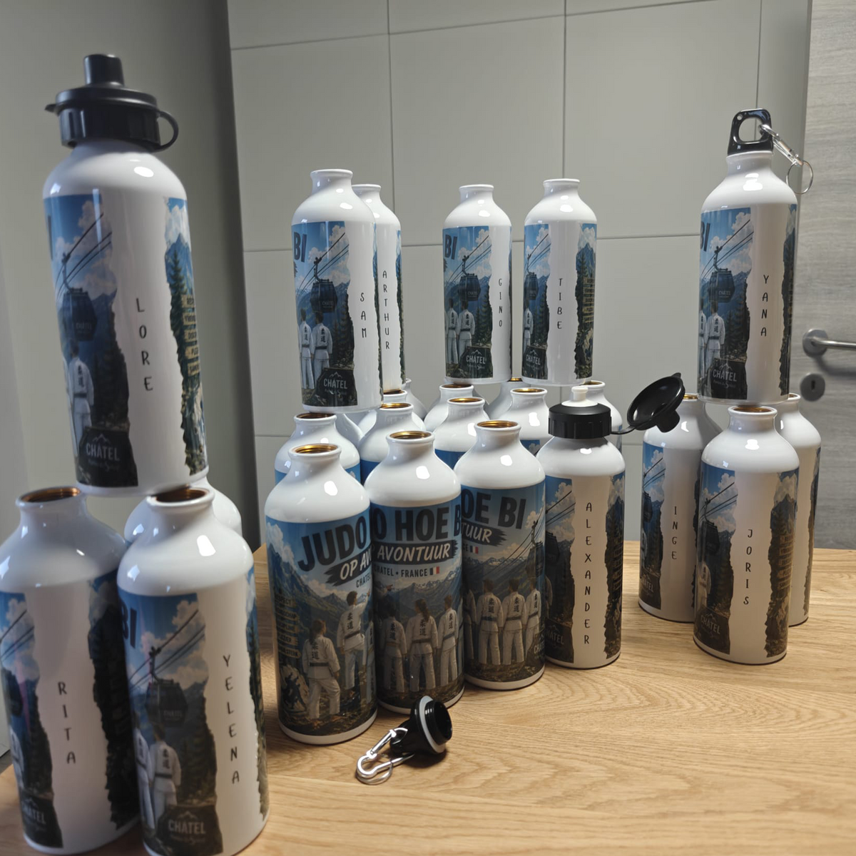 Gepersonaliseerde waterfles