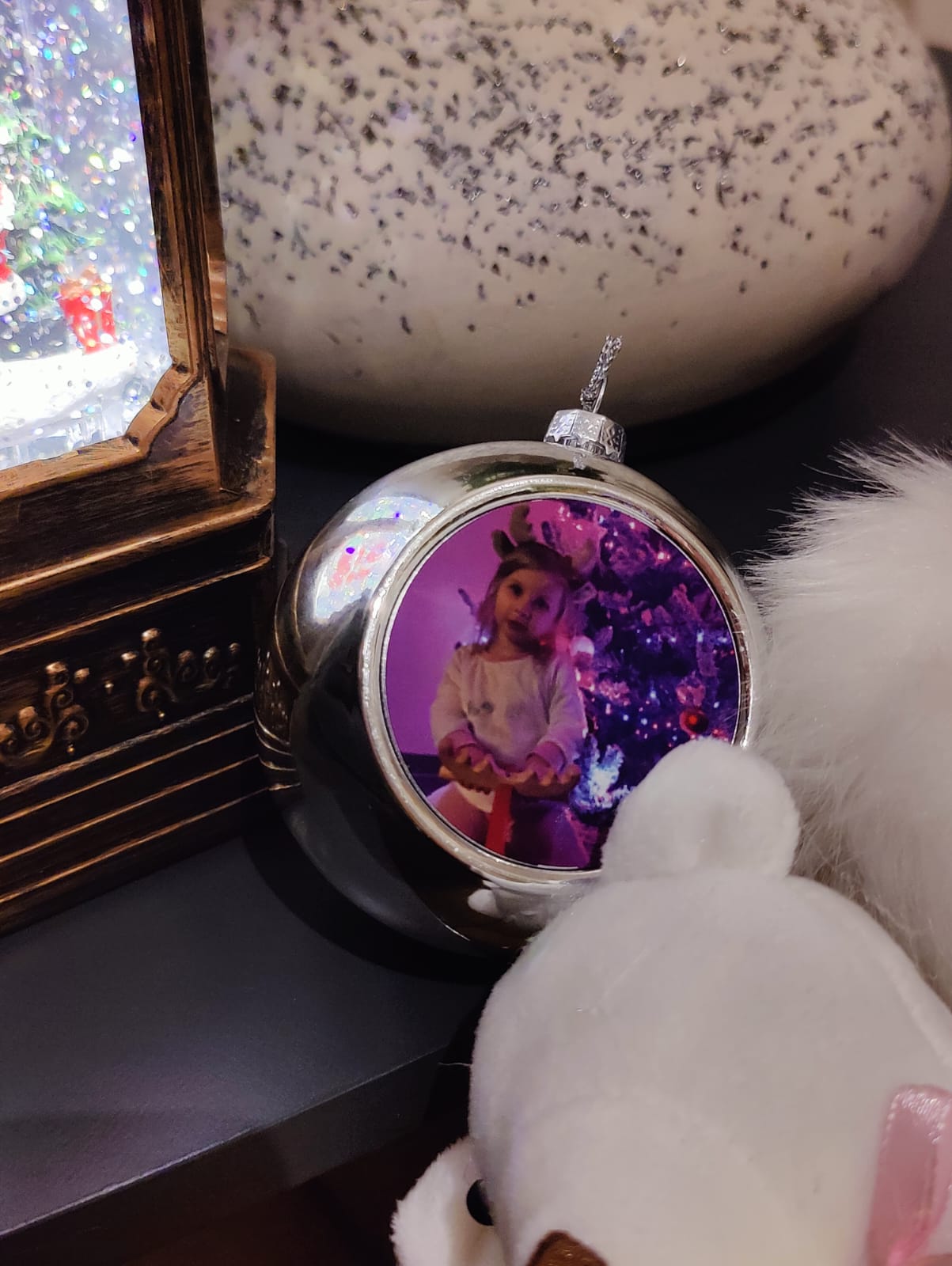 Gepersonaliseerde kerstbal