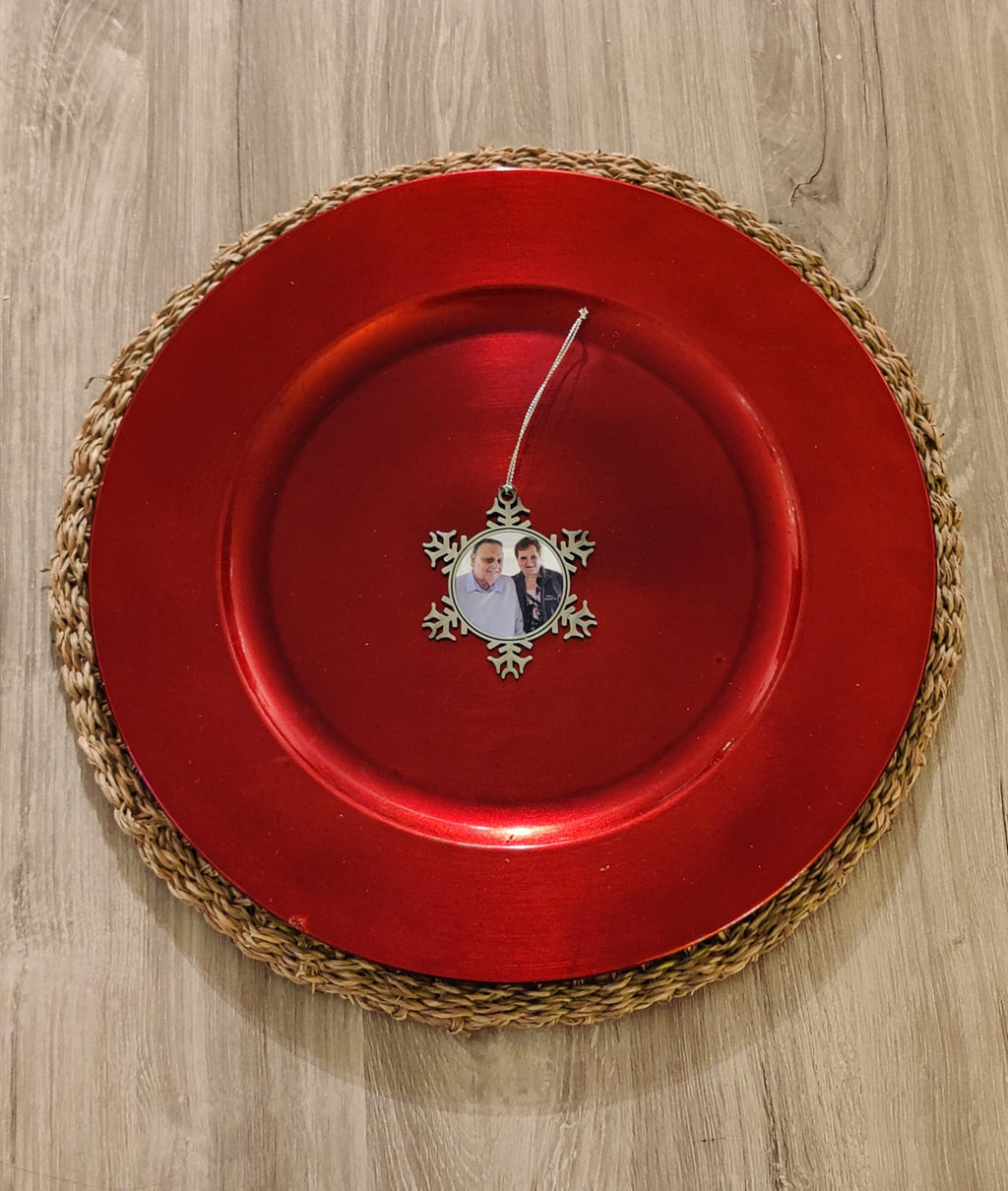 Gepersonaliseerde sneeuwvlok ornament